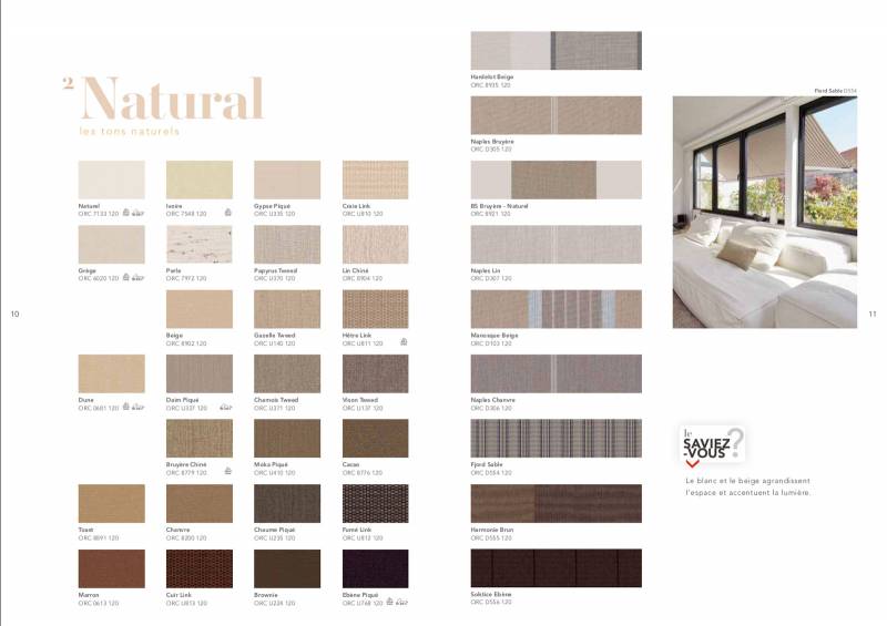 Toile Natural Dickson constant