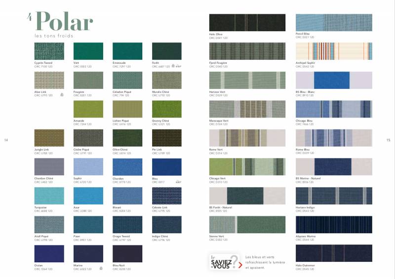 Toile Polar Dickson constant