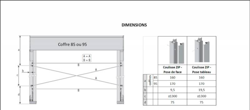 Infos Proscreen extérieur 85 ZIp ou 95 ZIp